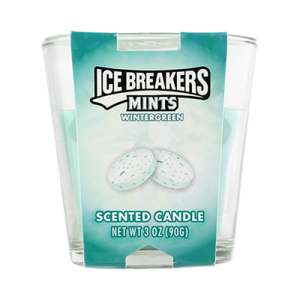 Single Wick Scented Candle 3oz - Icebreakers Mints Wintergreen [SWC3]